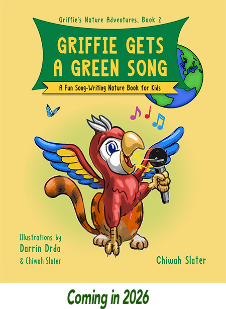 Book cover showing second book in the "Griffie's Nature Adventures" series as Coming in 2026.